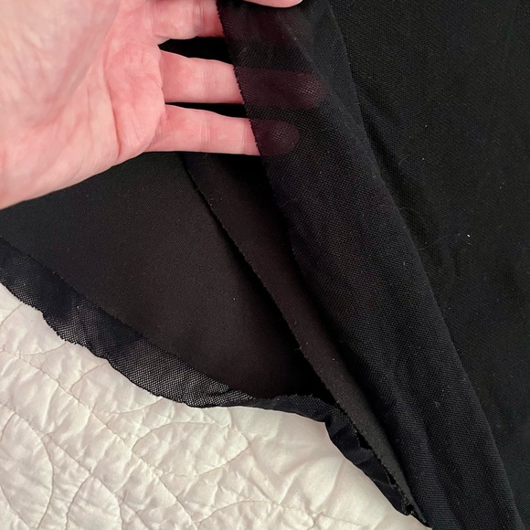 Motherhood Maternity Black Tulle Midi Faux Wrap Skirt All Over Stretch - Picture 2 of 6